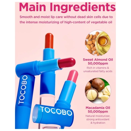 TOCOBO Powder Cream Lip Balm 034 Peach Tart