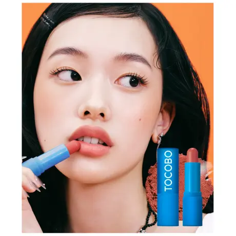 TOCOBO Powder Cream Lip Balm 034 Peach Tart