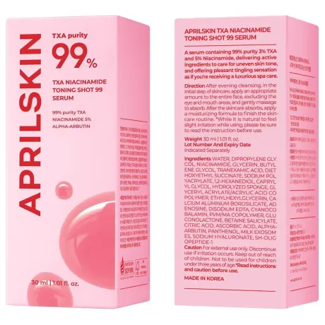 APRIL SKIN TXA Niacinamide Toning Shot 99 Serum