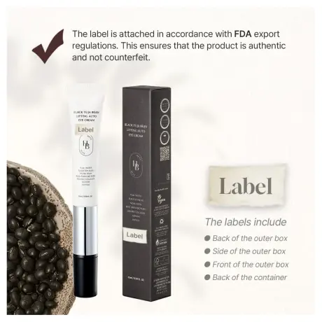 HEVEBLUE Black Yuja Bean Lifting Auto Eye Cream