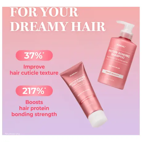 KUNDAL Holiday Silk Glow Edition - Protein Bonding Care Shampoo  Treatment  Hair Scrunchie