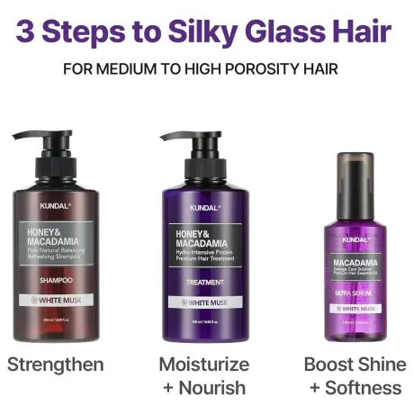 KUNDAL Honey & Macadamia Nature Shampoo White Musk