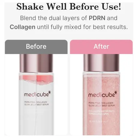 Medicube PDRN Pink Collagen Glow Jelly Mist Serum