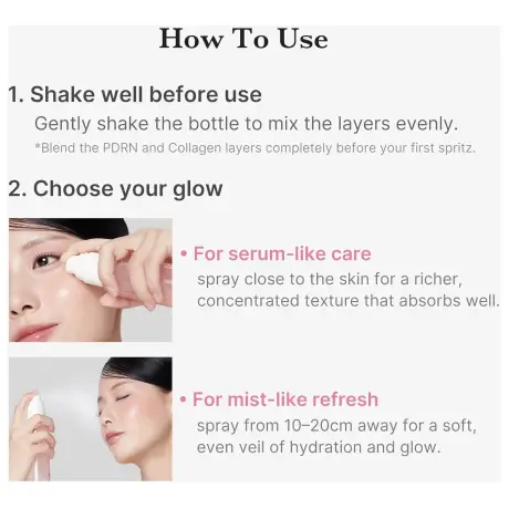 Medicube PDRN Pink Collagen Glow Jelly Mist Serum