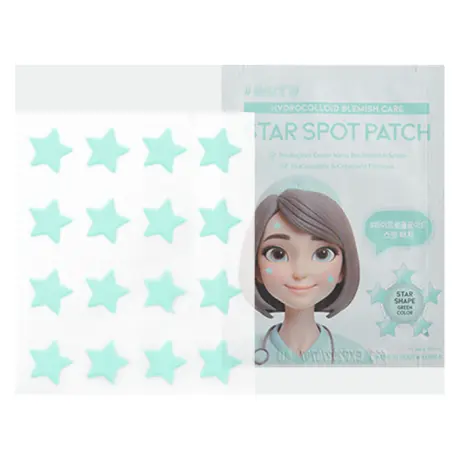 0742 OOTD BEAUTY Star Spot Patch Green