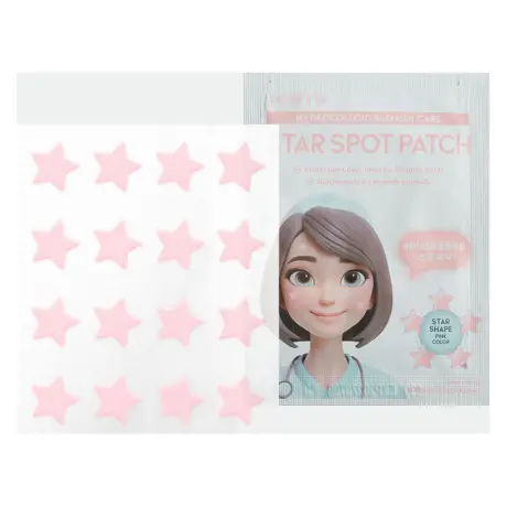 0742 OOTD BEAUTY Star Spot Patch Pink