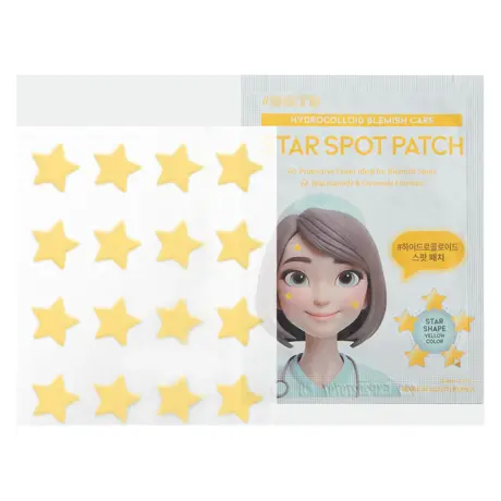 OOTD BEAUTY ვარსკვლავური გამონაყარის პაჩი (1 ფურცელი, 16 ცალი) - შემთხვევითი ფერი