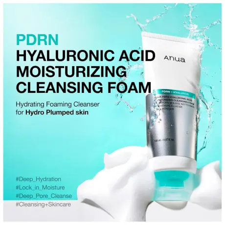 ANUA PDRN Hyaluronic Acid Moisturizing Cleansing Foam