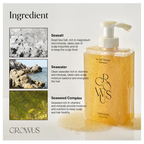 GROWUS Sea Salt Therapy Shampoo