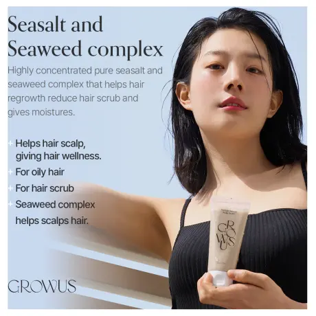 GROWUS Sea Salt Therapy Scalp Scaler