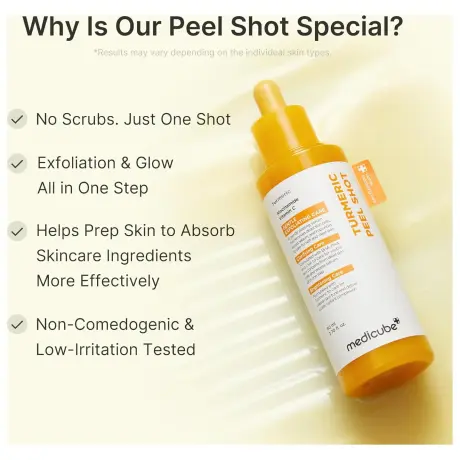 Medicube Kojic Acid Turmeric Peel Shot