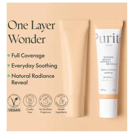 PURITO SEOUL Wonder Releaf Centella BB Cream 21 Light Beige