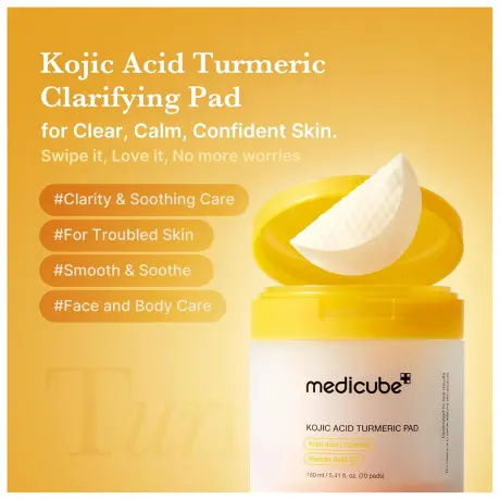 Medicube Kojic Acid Turmeric Pad