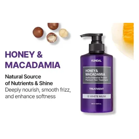 KUNDAL Honey & Macadamia Protein Treatment White Musk