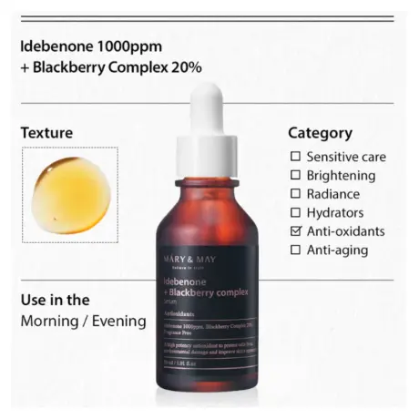 [Mini] Mary&May Idebenone Blackberry Complex Serum