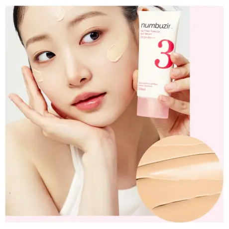 Numbuzin No.3 No Filter Tone-Up Sun Serum 01 Blur
