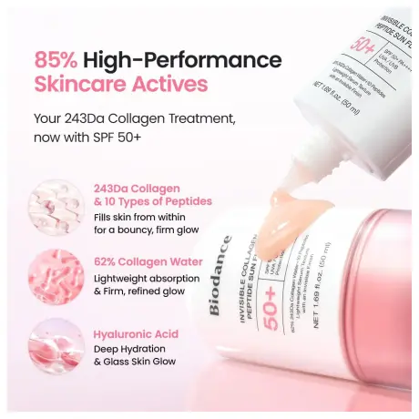 BIODANCE Invisible Collagen Peptide Sun Fluid