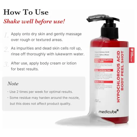 Medicube Hypochlorous Acid Body Peel Shot