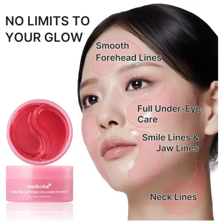 Medicube PDRN Pink Caffeine Collagen Eye Patch