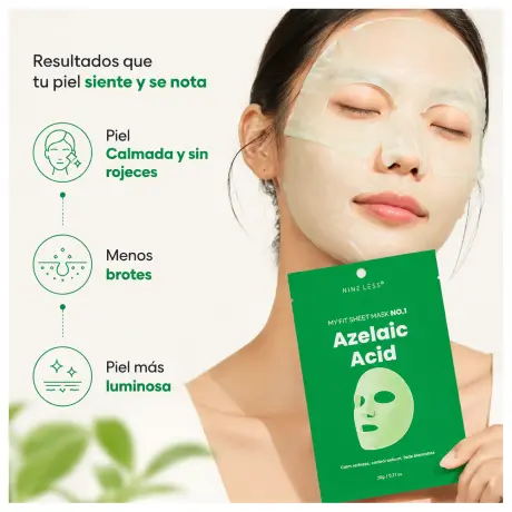 NINE LESS My Fit Sheet Mask No.1 Azelaic Acid