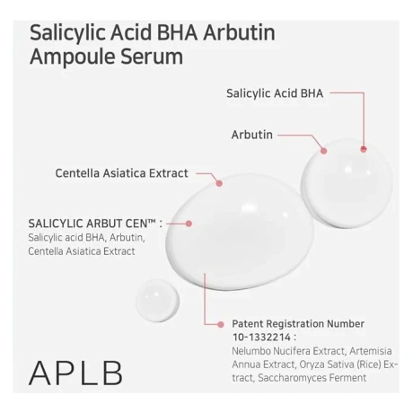 Salicylic Acid BHA Arbutin Ampoule Serum 40ml 04