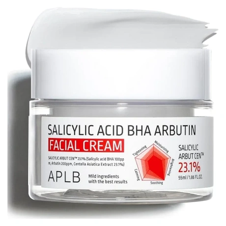 Salicylic Acid BHA Arbutin Facial Cream 55ml 01