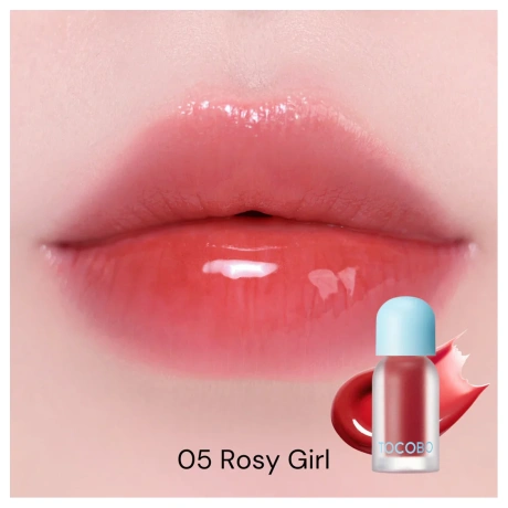 TOCOBO Juicy Berry Plumping Lip Oil 05.Rosy Girl 02